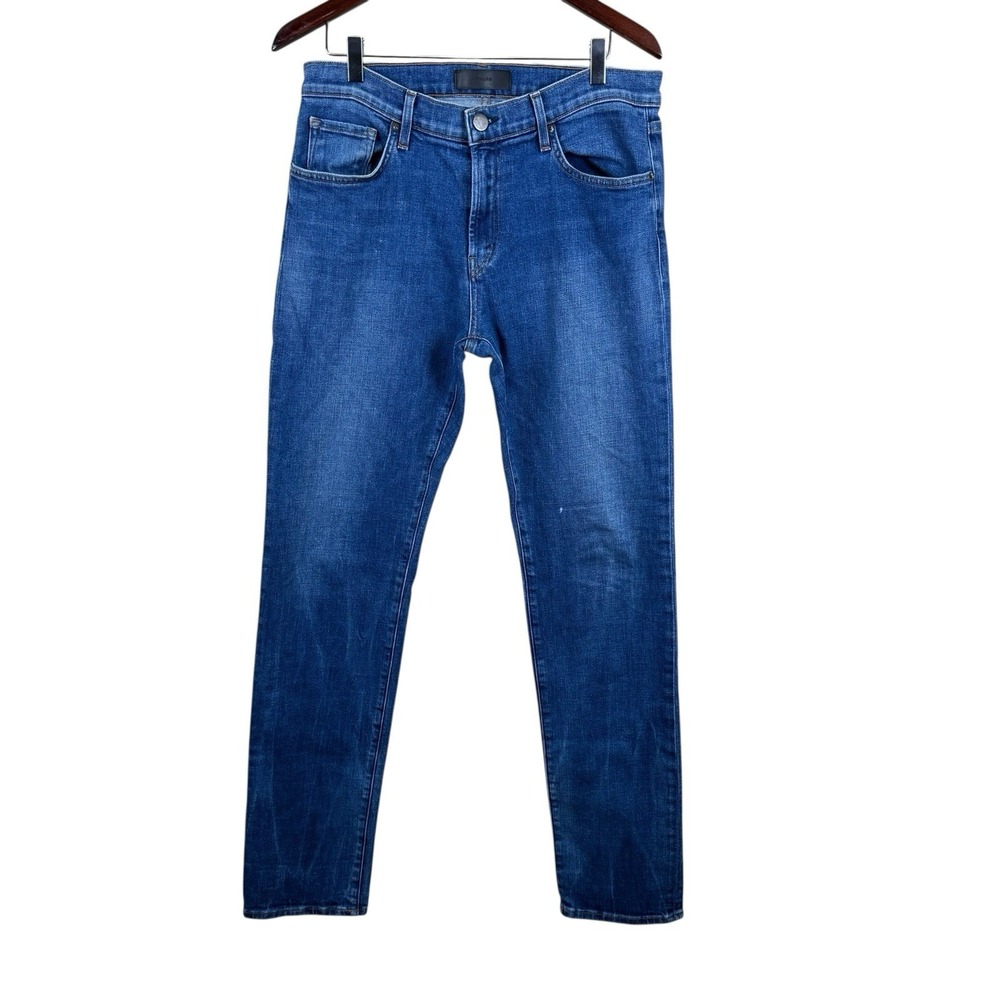 J Brand Mens Tyler Jeans Size 34 Elwood Straight Medium Wash Jean